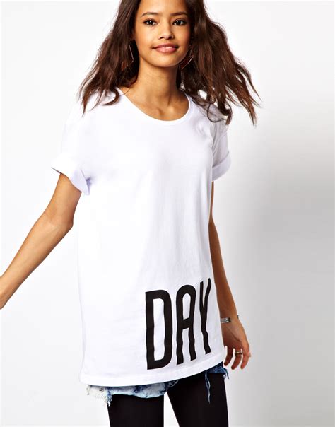 Lyst Asos Collection Oversized T Shirt In White