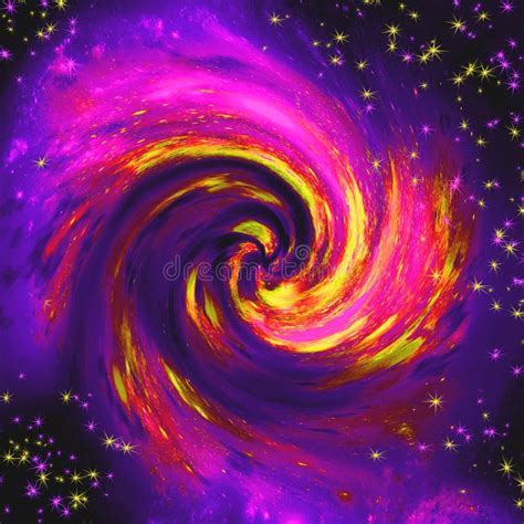 Swirl Galaxy Background Stock Illustration Illustration Of Render