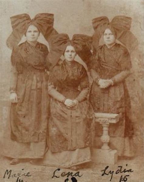 Fascinating Headdress Vintage Portraits Of Alsatian Women In Their