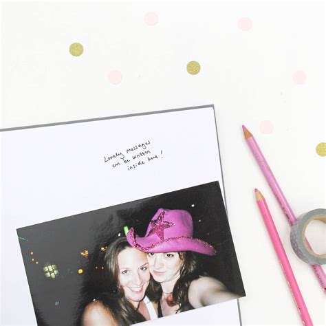 Personalised Hen Party Photo Album By Martha Brook