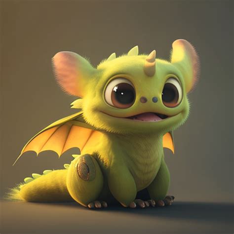 Ezkite Baby Furry Dragon With Super Long Tail