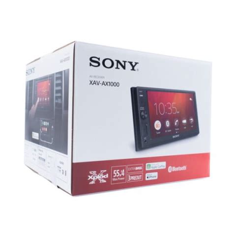 Sony Xav Ax1000 Stereo 157 Cm Media Receiver With Bluetooth