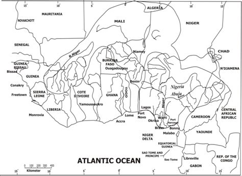 The West African Coast Showing Coastal Area Of Nigeria Download