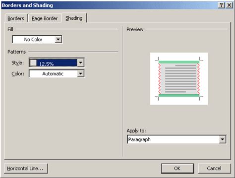 How To Use Paragraph Borders And Shading Microsoft Word 2007