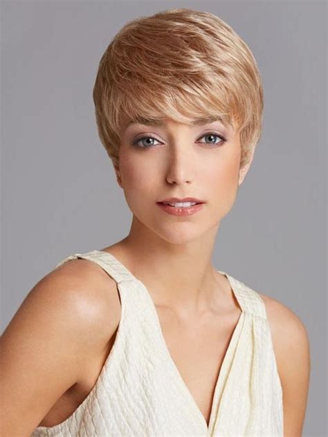 For this style, the hair is very short around the sides and long on the top. 2020 Popular Short Haircuts for Thin Faces