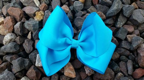 XL Jumbo Solid Turquoise Hair Bow By StellaGraceHairBows On Etsy