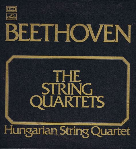 Hmv Sls 857 Beethoven The String Quartets Hungarian String Quartet