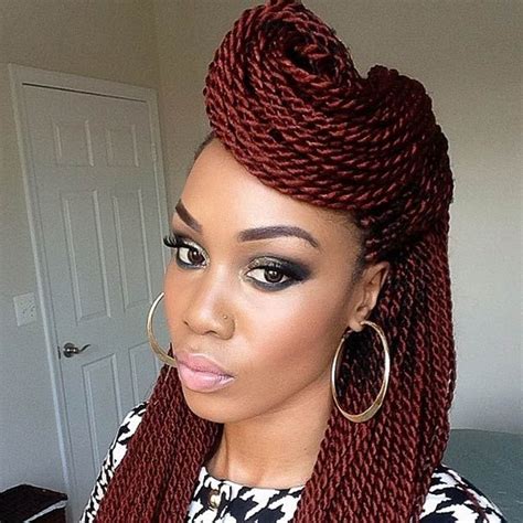 49 Senegalese Twist Hairstyles For Black Women Stayglam Senegalese