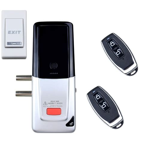 Security Wireless Remote Door Lock With Two Remote Control One Exit