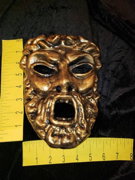 Greek God Zeus Mask Renaissance Faire Masquerade Party Etsy