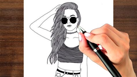 How To Draw A Girl With Glasses Step By Step Learn To Draw A Girl