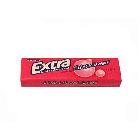 Extra Chewing Gum Classic Bubble T Boxes By Mail