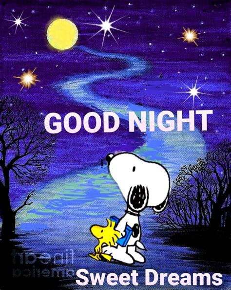 スヌーピー good night Goodnight snoopy Good night greetings Snoopy love