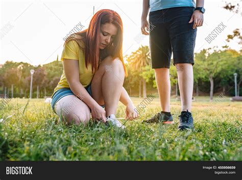 Young Girl Crouching Image And Photo Free Trial Bigstock