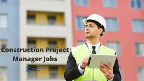 Construction Project Manager Jobs In Canada Online Latest Jobs