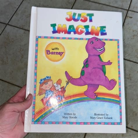 Other Vintage Barney Book Just Imagine With Barney The Purple