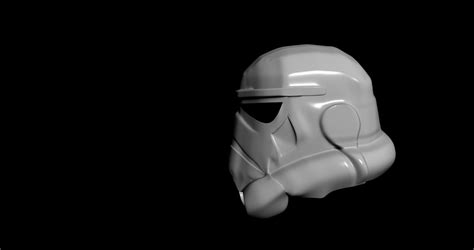 Clone Trooper Semifinished Helmet 3d Models In Alien 3dexport
