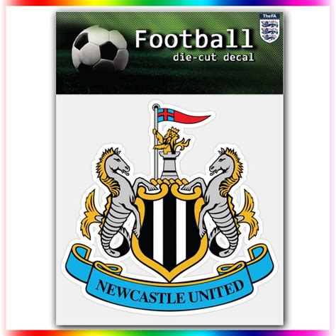 Newcastle United Fc England Uefa Football Logo By Stickerforfun