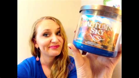 Bandbw Candle Review Autumn Sky Youtube