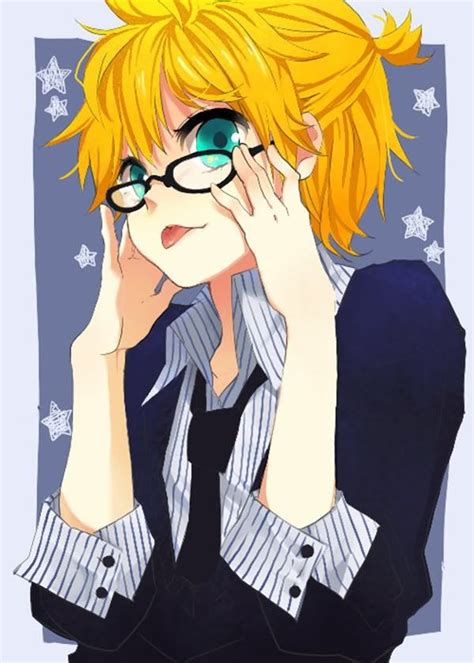 Len Kagamine The Look I Think I Give When Making A Face With My Glasses