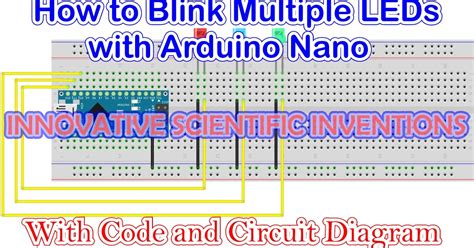How To Blink Multiple Leds With Arduino Nano Arduino Nano