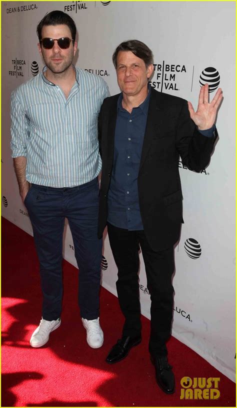 Zachary Quinto Helps Leonard Nimoys Son Adam Premiere For The Love Of