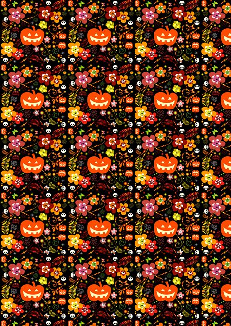 Free Printable Halloween Scrapbook Paper Printable Templates