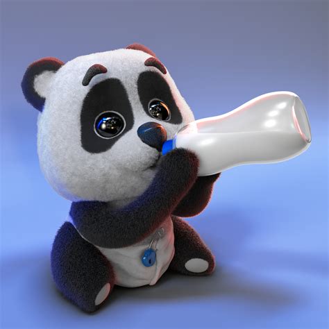 Baby Panda By Fabiowasques Character Art 3d Cgsociety