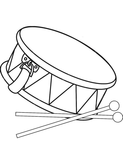 Drum Coloring Pages