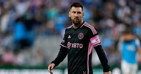 messi appears in the starting lineup for inter miami which closes the campaign in charlotte