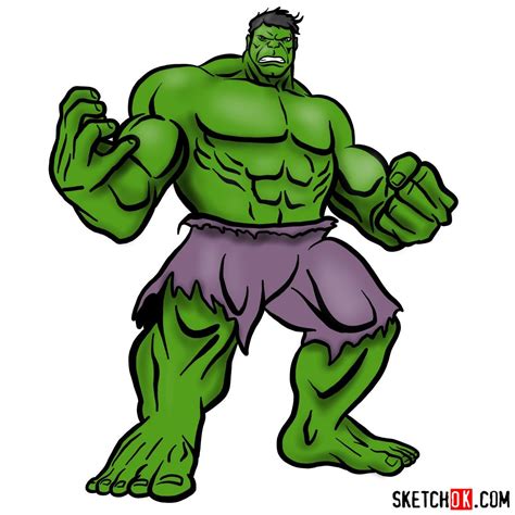 Marvel Art Drawings Easy Hulk Marquita Cossairt