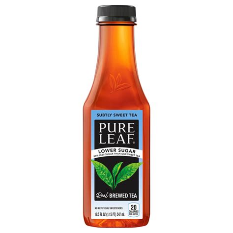 Save On Pure Leaf Real Brewed Tea Subtly Sweet Lower Sugar Order Online