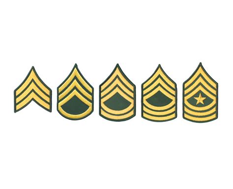 Military Enlisted Army Ranks Enlisted Ranks Army Medals Army