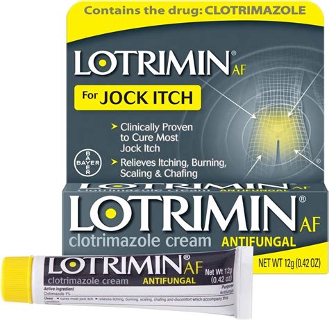 Lotrimin Af Jock Itch Antifungal Cream Clotrimazole Clinically