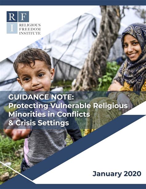 Guidance Note Protecting Vulnerable Religious Minorities In Conflict