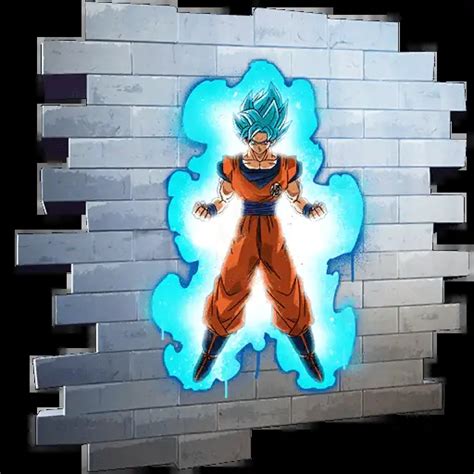 Super Saiyan Blue Goku Fortnite Spray Skin Tracker