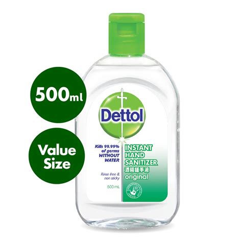 5 out of 5 stars. Dettol Hand Sanitizer Original 500 ml | Shopee Singapore