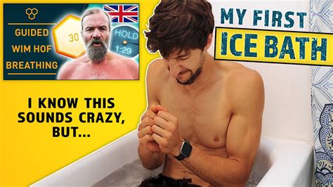 My First Ice Bath After 30 Days Of Wim Hof Breathing And Cold Showers 🌬 ️🚿 This Technique Works