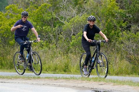 Bidens Mark First Ladys Birthday With Leisurely Bike Ride Kamr