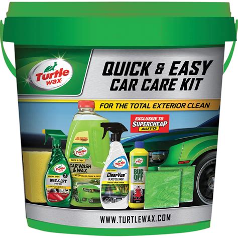 Turtle Wax Quick And Easy Car Care Kit 8pce Supercheap Auto