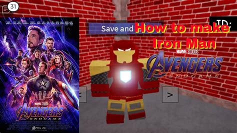 Play this game with friends and other people you invite. How to make Iron Man (Avengers: Endgame) in Roblox ...