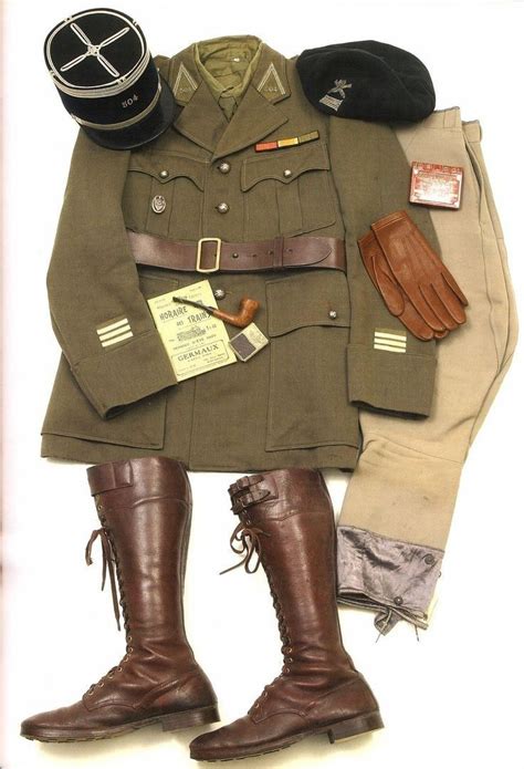The Uniform Of The French Tankman Of The Period 1935 1940 Wwii