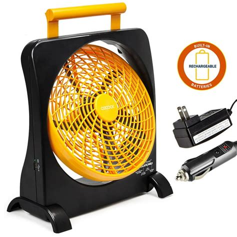 O2cool 10 Battery Operated Fan Portable With Ac Adapter And Usb Charging Port Rechargeable For