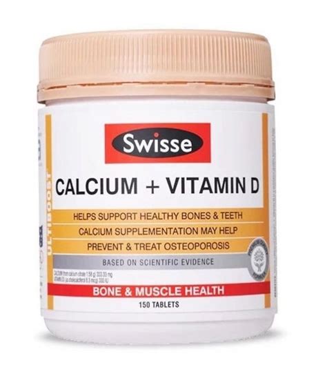 Check spelling or type a new query. Swisse Calcium + Vitamin D 150 Tablets | Natonic