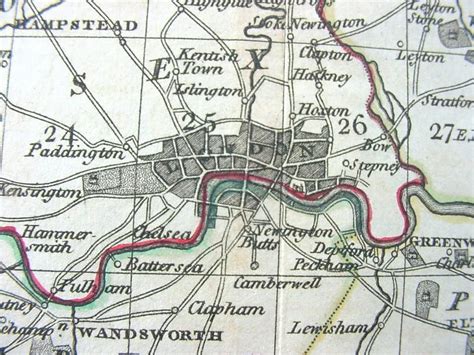 Carygenlon1820 London Map London History Old Maps