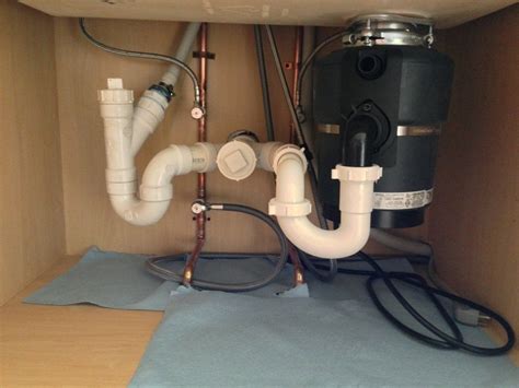 Island vent plumbing kitchen sink vent … Plumbing A Double Sink With Disposal And Dishwasher ...