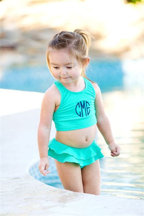 swimwear for girls monogram swimsuit