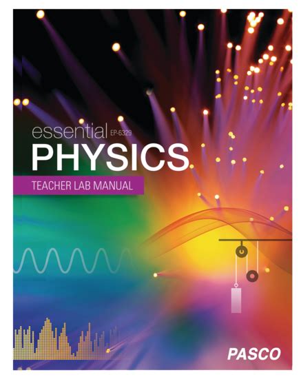 Essential Physics Student Lab Manual Complete Essential Physics