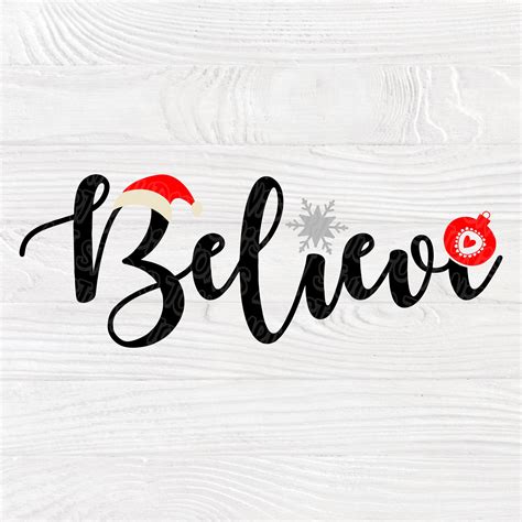 Believe christmas SVG | Believe svg bundle | Believe cut files | Believe silhouette | Believe 