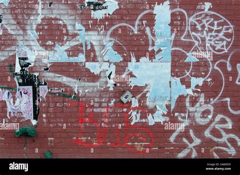 Graffiti Street Art On A Wall In New York City Stock Photo Alamy